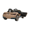 Autko BMW i4 na akumulator dla dzieci Złoty + Wolny Start + EVA + Ekoskóra + Audio LED + Pilot