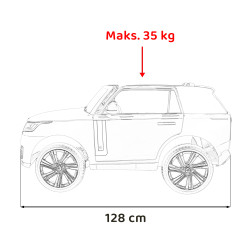 Pojazd Range Rover SUV Lift Czerwony