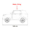 Pojazd Range Rover SUV Lift Biały