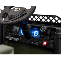 Toyota FJ Cruiser dla dzieci Moro + Pilot + Napęd 4x4 + Audio LED + EVA + Wolny Start