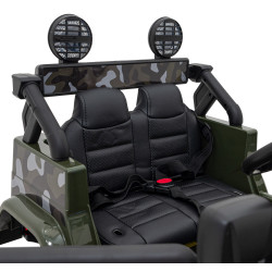 Toyota FJ Cruiser dla dzieci Moro + Pilot + Napęd 4x4 + Audio LED + EVA + Wolny Start