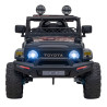 Toyota FJ Cruiser dla dzieci Czarny Liście + Pilot + Napęd 4x4 + Audio LED + EVA + Wolny Start