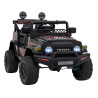 Toyota FJ Cruiser dla dzieci Czarny Liście + Pilot + Napęd 4x4 + Audio LED + EVA + Wolny Start