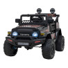 Toyota FJ Cruiser dla dzieci Czarny Liście + Pilot + Napęd 4x4 + Audio LED + EVA + Wolny Start