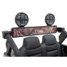 Toyota FJ Cruiser dla dzieci Czarny Liście + Pilot + Napęd 4x4 + Audio LED + EVA + Wolny Start
