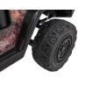 Toyota FJ Cruiser dla dzieci Czarny Liście + Pilot + Napęd 4x4 + Audio LED + EVA + Wolny Start