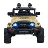 Toyota FJ Cruiser dla dzieci Beżowy + Pilot + Napęd 4x4 + Audio LED + EVA + Wolny Start