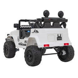 Toyota FJ Cruiser dla dzieci Biały + Pilot + Napęd 4x4 + Audio LED + EVA + Wolny Start