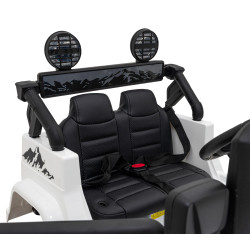 Toyota FJ Cruiser dla dzieci Biały + Pilot + Napęd 4x4 + Audio LED + EVA + Wolny Start