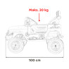 Toyota FJ Cruiser dla dzieci Biały + Pilot + Napęd 4x4 + Audio LED + EVA + Wolny Start