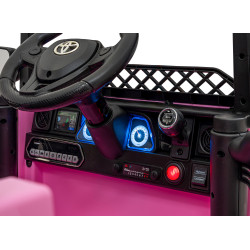 Toyota FJ Cruiser dla dzieci Różowy + Pilot + Napęd 4x4 + Audio LED + EVA + Wolny Start