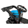 Traktor Spychacz G320 dla najmłodszych dzieci Niebieski + Ruchoma łyżka + Melodie + Klakson + Światła LED