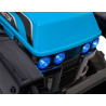 Traktor Spychacz G320 dla najmłodszych dzieci Niebieski + Ruchoma łyżka + Melodie + Klakson + Światła LED