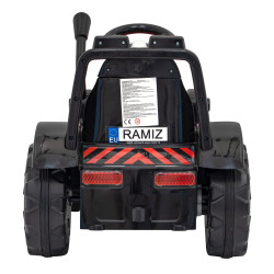 Traktor Spychacz G320 dla najmłodszych dzieci Czerwony + Ruchoma łyżka + Melodie + Klakson + Światła LED