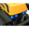 Traktor Spychacz G320 dla najmłodszych dzieci Żółty + Ruchoma łyżka + Melodie + Klakson + Światła LED