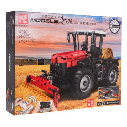 Klocki RC : Czerwony Traktor 2716el.