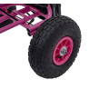Gokart na Pedały AIR PerHour dla dzieci Różowy + Hamulec ręczny + Pompowane koła + Regulacja siedzenia