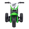 Motorek Cross Honda CRF 450R na akumulator dla dzieci Zielony + 3 Koła + Gumowy Bieżnik + Klakson