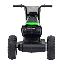 Motorek Cross Honda CRF 450R na akumulator dla dzieci Zielony + 3 Koła + Gumowy Bieżnik + Klakson