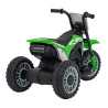 Motorek Cross Honda CRF 450R na akumulator dla dzieci Zielony + 3 Koła + Gumowy Bieżnik + Klakson