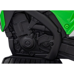 Motorek Cross Honda CRF 450R na akumulator dla dzieci Zielony + 3 Koła + Gumowy Bieżnik + Klakson