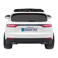 Porsche Cayenne S na akumulator dla dzieci Lakier Biały SUV + Pilot