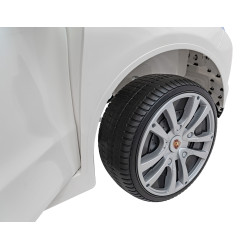 Porsche Cayenne S na akumulator dla dzieci Lakier Biały SUV + Pilot