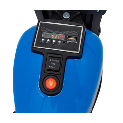 Motorek Chopper FASTER na akumulator dla dzieci Niebieski + Radio FM + Panel audio + LED