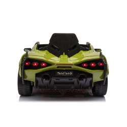 Lamborghini SIAN na akumulator dla dzieci Zielony + Pilot + EVA + Wolny Start + Audio LED