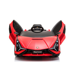 Lamborghini SIAN na akumulator dla dzieci Czerwony + Pilot + EVA + Wolny Start + Audio LED