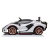 Lamborghini SIAN na akumulator dla dzieci Biały + Pilot + EVA + Wolny Start + Audio LED