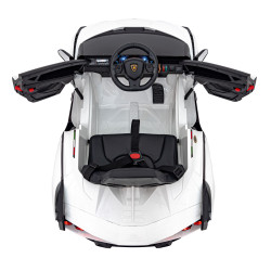 Lamborghini SIAN na akumulator dla dzieci Biały + Pilot + EVA + Wolny Start + Audio LED