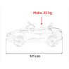 McLaren Artura na akumulator dla dzieci Niebieski + Napęd 4x4 + Pilot + Wolny Start + EVA + Audio LED