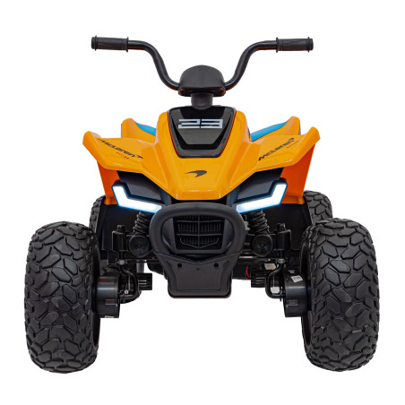 Quad McLaren Racing MCL 35 dla dzieci Pomarańczowy + Pilot + Wolny Start + EVA + Audio LED