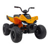 Quad McLaren Racing MCL 35 dla dzieci Pomarańczowy + Pilot + Wolny Start + EVA + Audio LED