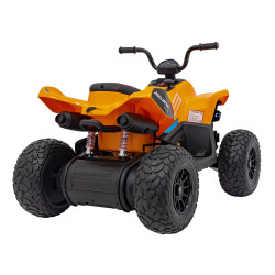 Quad McLaren Racing MCL 35 dla dzieci Pomarańczowy + Pilot + Wolny Start + EVA + Audio LED