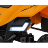 Quad McLaren Racing MCL 35 dla dzieci Pomarańczowy + Pilot + Wolny Start + EVA + Audio LED