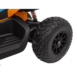 Quad McLaren Racing MCL 35 dla dzieci Pomarańczowy + Pilot + Wolny Start + EVA + Audio LED