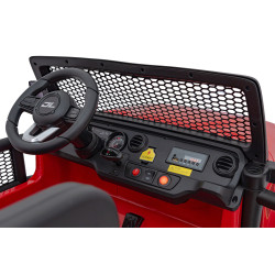 Auto terenowe OFF-ROAD 3.0 dla dzieci Czerwony + Pilot + Wolny Start + Pasy + Audio LED