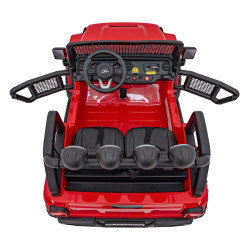 Auto terenowe OFF-ROAD 3.0 dla dzieci Czerwony + Pilot + Wolny Start + Pasy + Audio LED