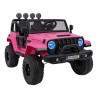 Auto terenowe OFF-ROAD 3.0 dla dzieci Różowy + Pilot + Wolny Start + Pasy + Audio LED