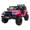 Auto terenowe OFF-ROAD 3.0 dla dzieci Różowy + Pilot + Wolny Start + Pasy + Audio LED