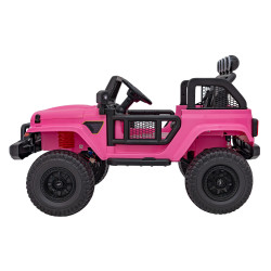 Auto terenowe OFF-ROAD 3.0 dla dzieci Różowy + Pilot + Wolny Start + Pasy + Audio LED
