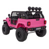 Auto terenowe OFF-ROAD 3.0 dla dzieci Różowy + Pilot + Wolny Start + Pasy + Audio LED