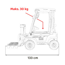 Pojazd Wózek Widłowy JCB Żółty