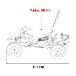 Pojazd Gokart Spalinowy MUD MONSTER Zielony