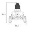 Pojazd Gokart Spalinowy MUD MONSTER Zielony