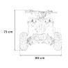 Pojazd Quad Spalinowy RENEGADE HIPERFECT 110CC Zielony