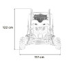 Pojazd BUGGY Spalinowy LUCKY SEVEN Niebieski