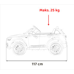 Pojazd Audi Q7 NEW LIFT - Czerwony SUV